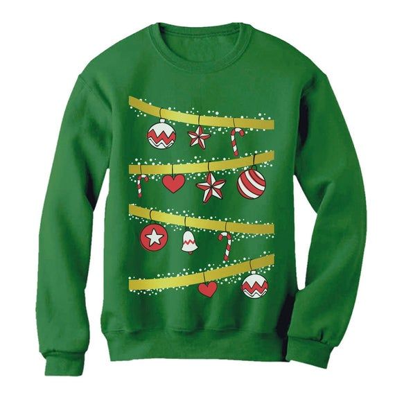 Ugly Christmas Tree Men s Sweatshirt