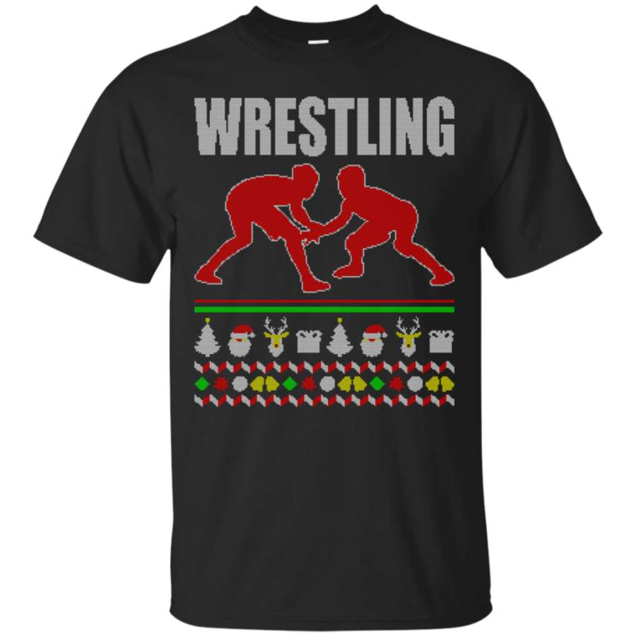 wrestling Lover Shirt Ugly Christmas Sweater wrestling T-Shirt