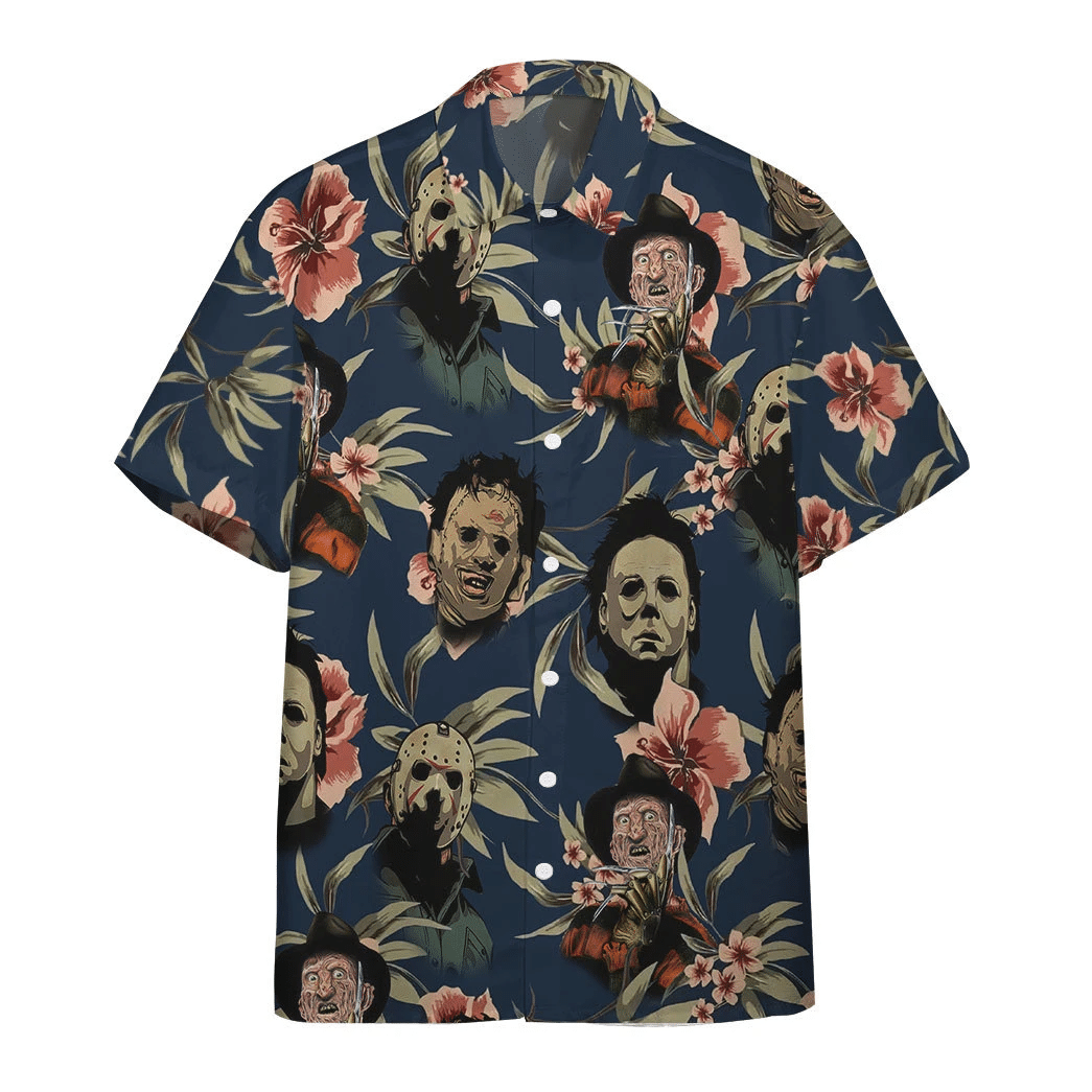 Gearhumans Horror Movies Custom Hawaiian Shirt Ha21112