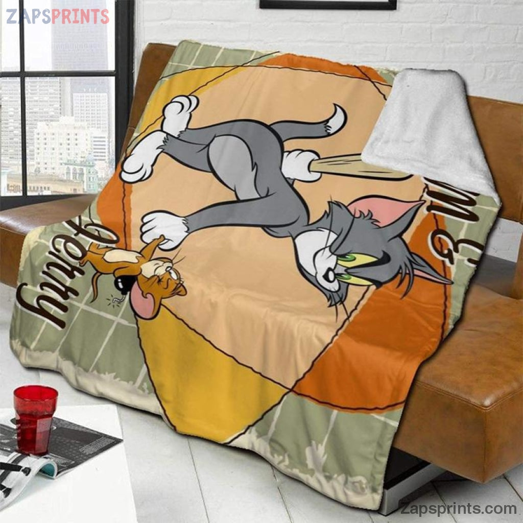 Tom And Jerry Movie Hide Back V2 Blanket