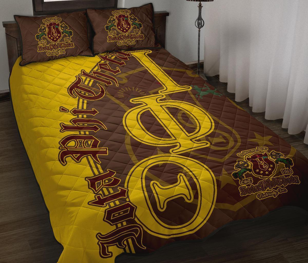 Iota Phi Theta Quilt Bed Set Personalised Style