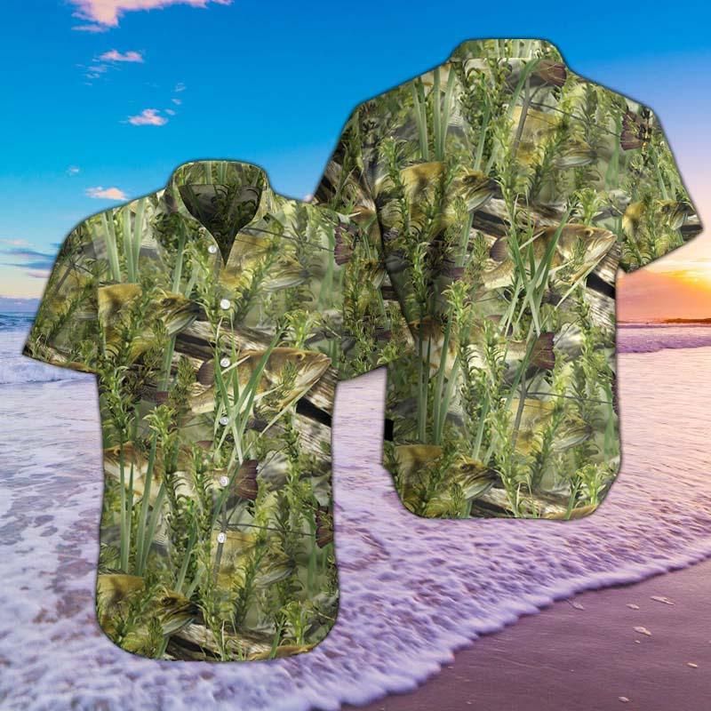 Fish Camo Hawaiian Shirts 06638 Ha43846