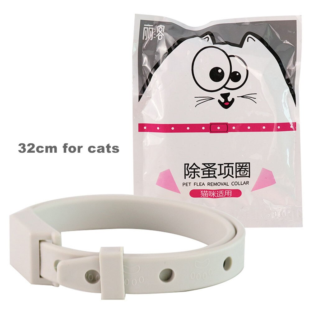 Anti Flea Tick Collar For Cat Small Dog Antiparasitic 8Month Protection Adjustable Puppy Kitten Collar Breakaway Pet Accessories alx