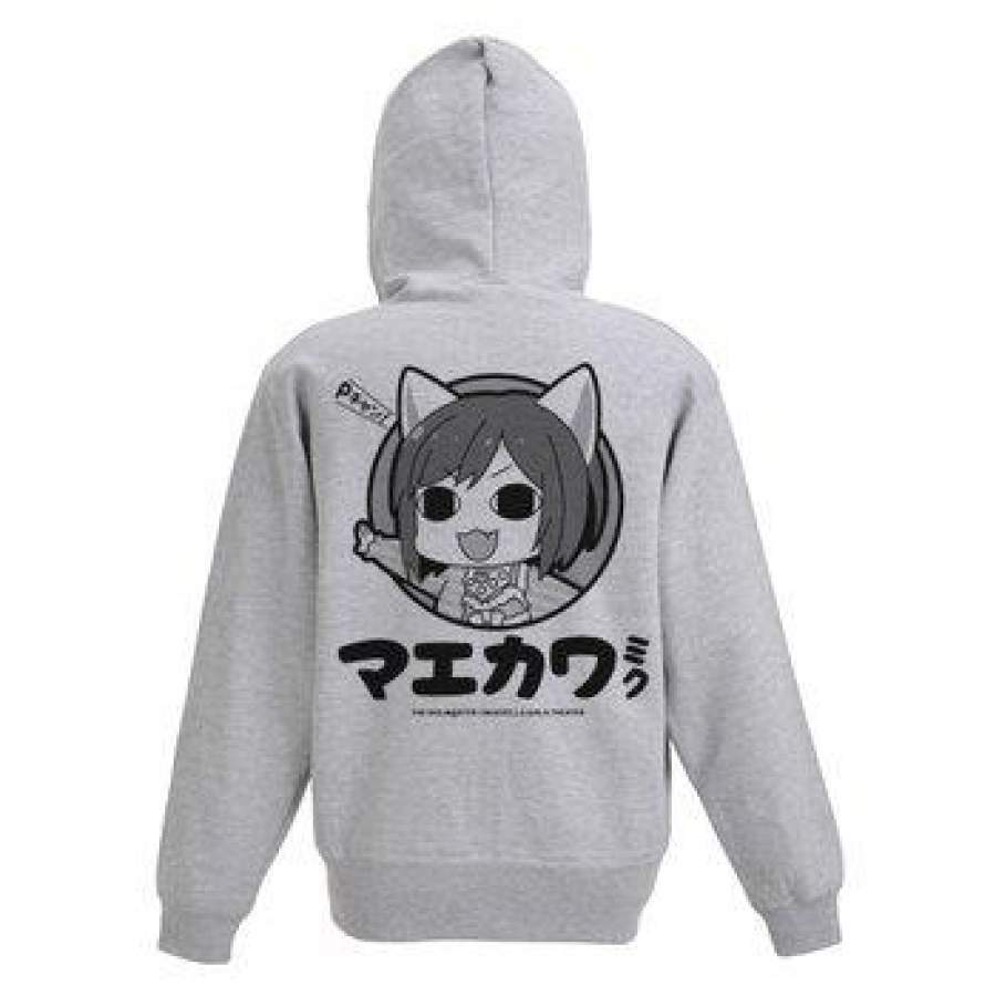 The Idolm%40ster Cinderella Girls Theater Miku Maekawa Gray Zip Sweat Shirt