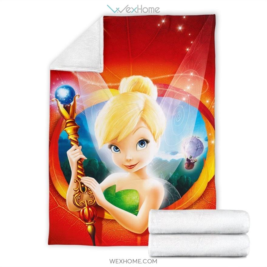 Cute Tinker Bell Premium Blanket