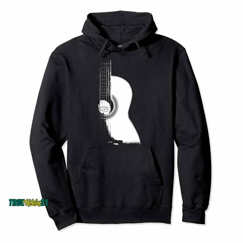 Acoustic Guitar Hoodie, Music Hoodie, Musician Hoodie