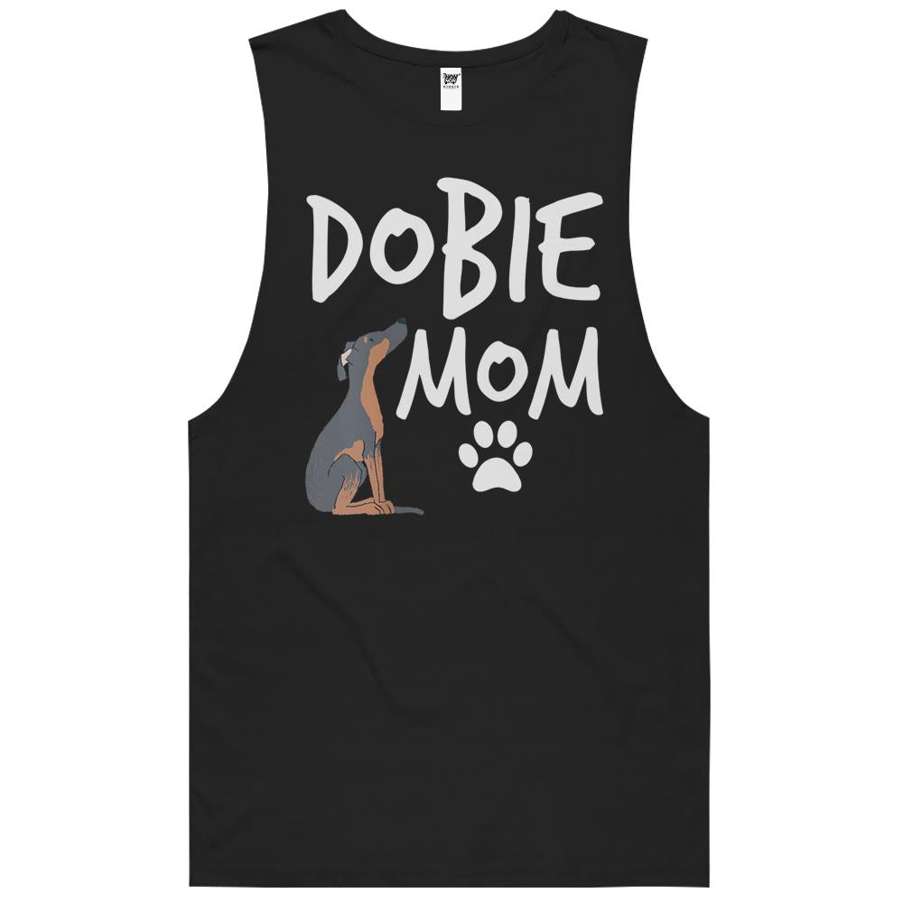 Womens Dobie Mom Doberman Pinscher Dog Puppy Pet Lover Gift V-Neck T-Shirt Tank Top