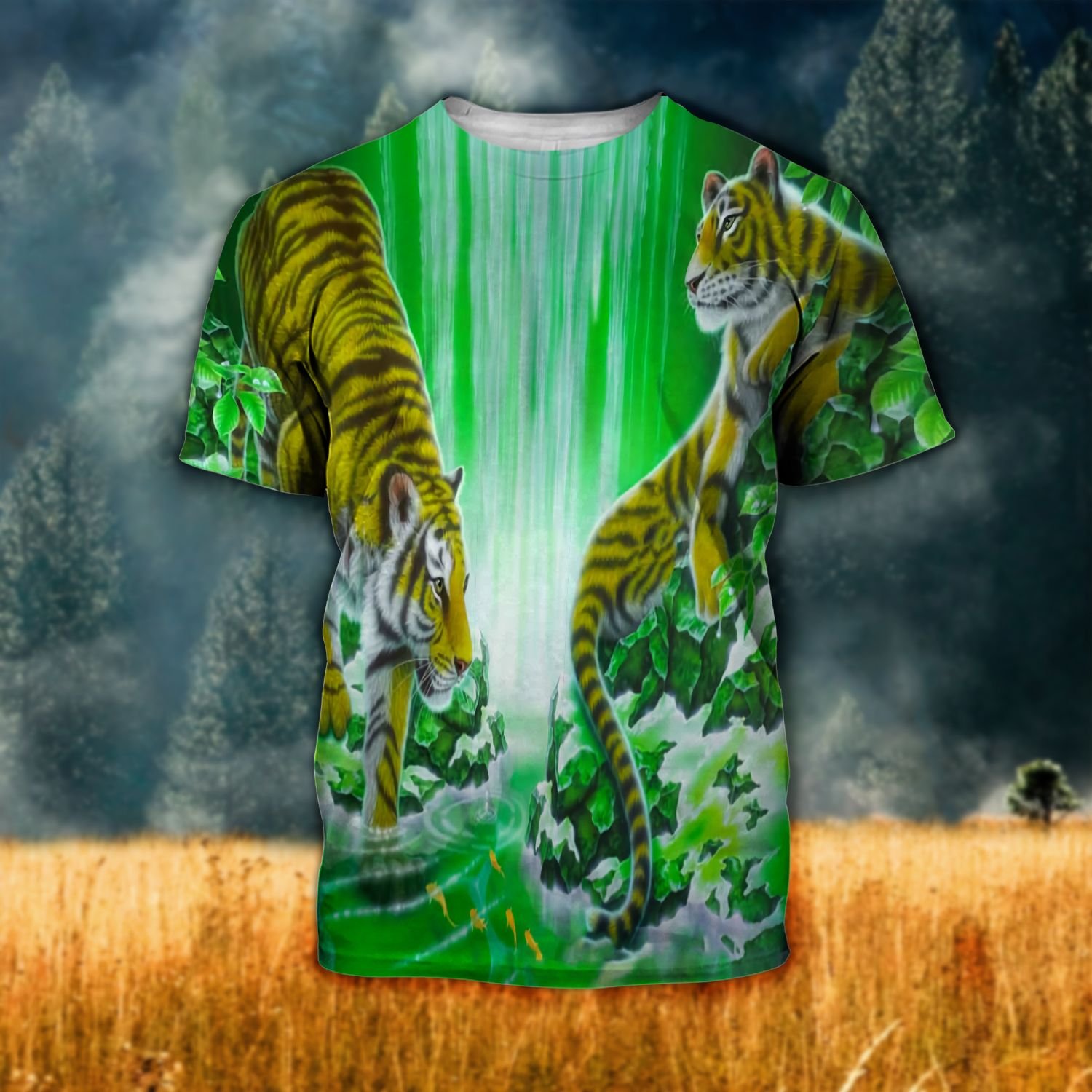 Tiger Ver02 Tthj120721Nvm Unisex 3D T-Shirt All Over Print