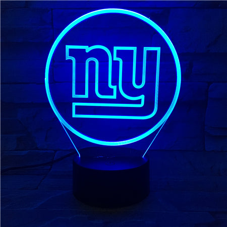 New York Giants 3D Led Lamp