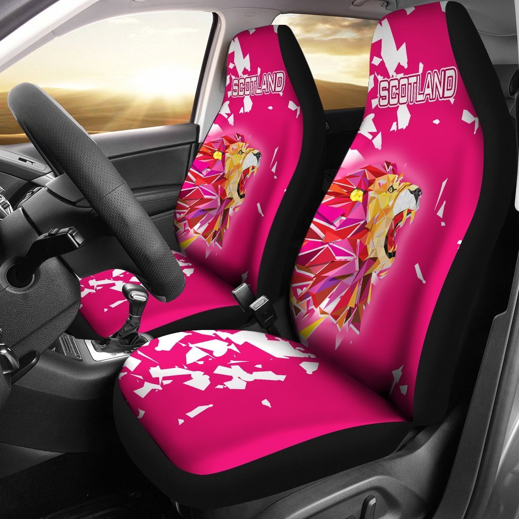 1stScotland Car Seat Covers Pink Lion A27