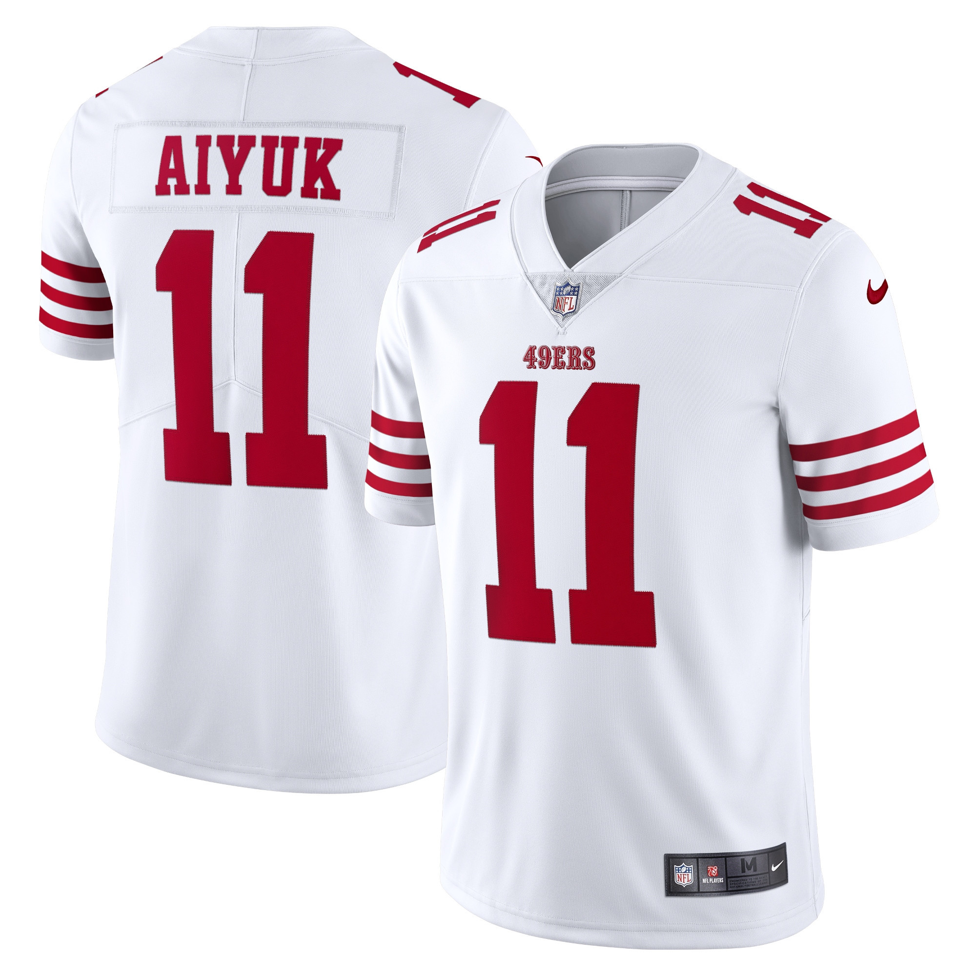 Brandon Aiyuk San Francisco 49ers Vapor Limited Jersey – White NFL