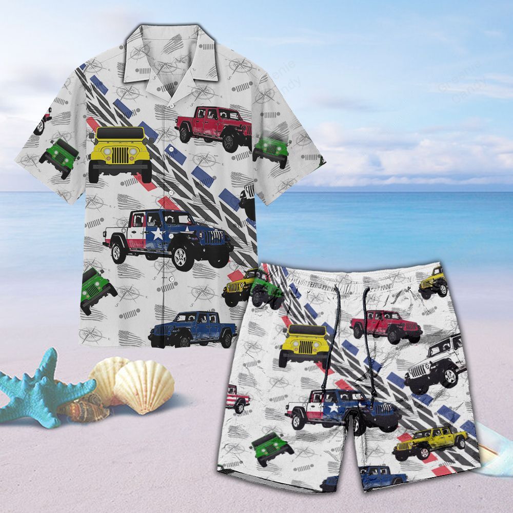 Jeep Unisex Hawaiian Beach Short Ha97595