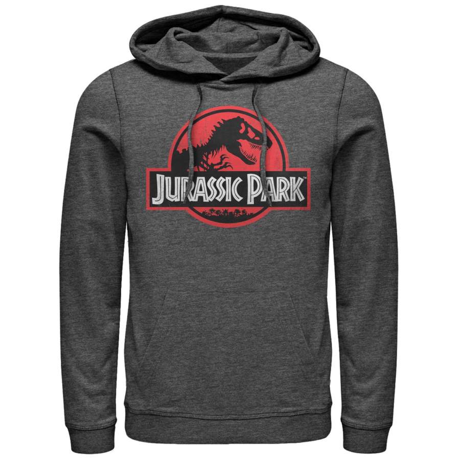 Jurassic Park Men’s Circle Logo Lightweight Hoodie