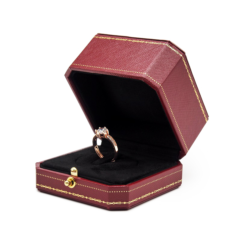 Brand jewellery wedding Ring box Luxury Jewelry gift packaging organizer Necklace earring holder Octagon Bracelet package alx