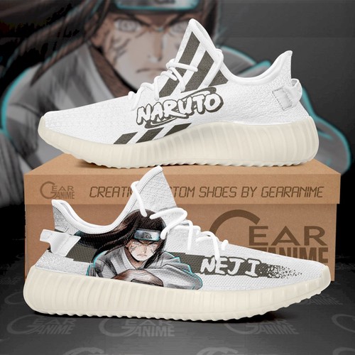 Best Hyuga Neji Yeezy Shoes Eyes Naruto Custom Anime Sneakers