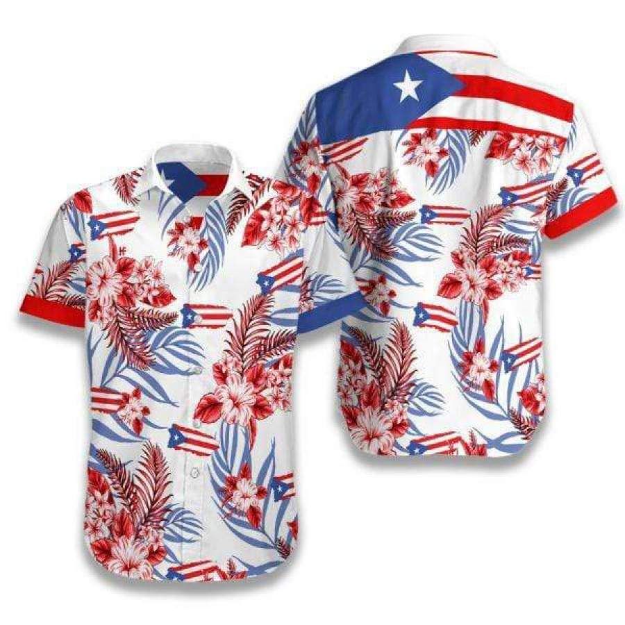 Puerto Rico Hawaii Aloha Shirts Ha38615