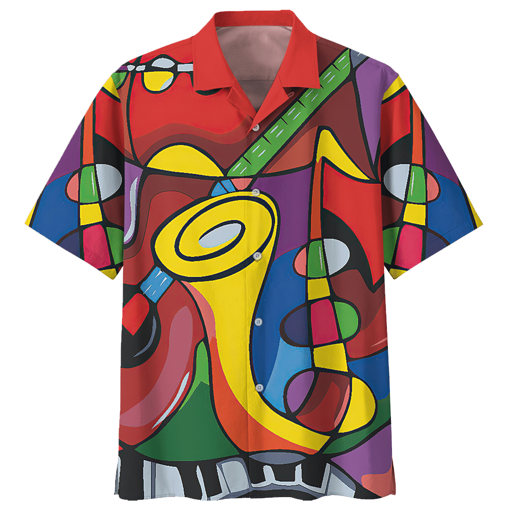 Saxophone Hawaii Shirt 943208 Ha32104