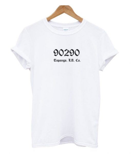 90290 Topanga Los Angeles California RS T-Shirt