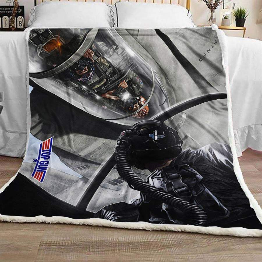 Tom Cruise TOP GUN Movie Fleece Blanket