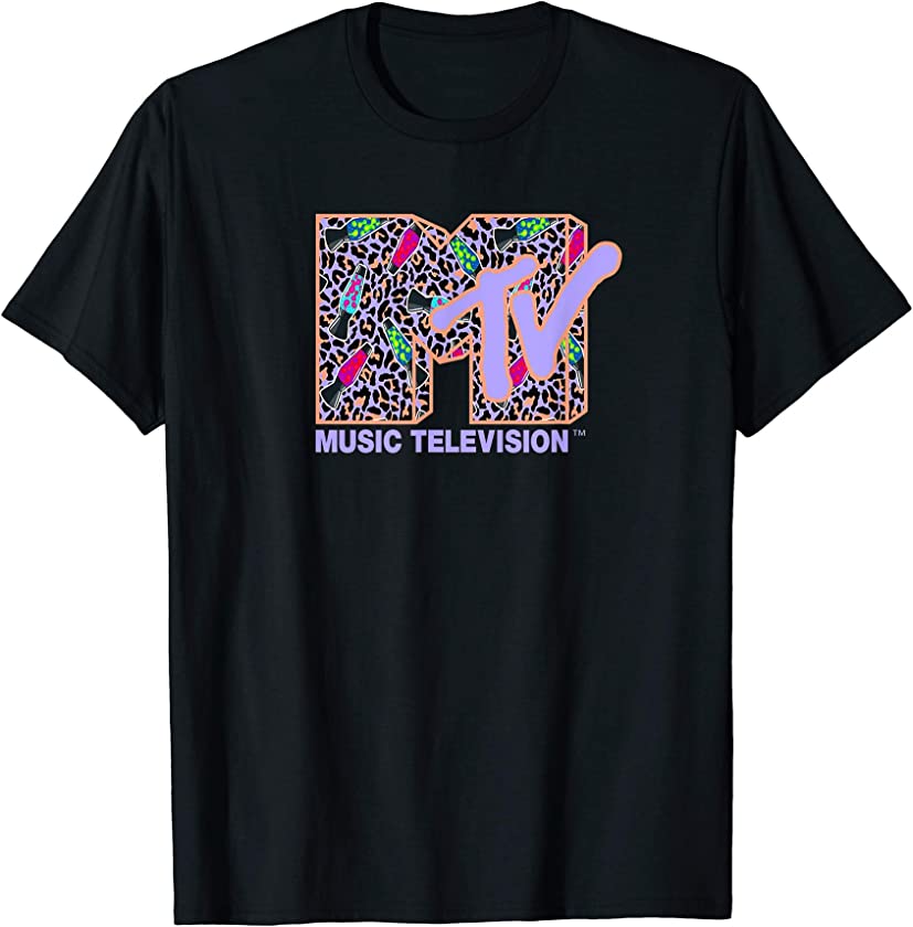 x MTV – MTV 90’s Leopard Print Lava Lamp Logo T-Shirt