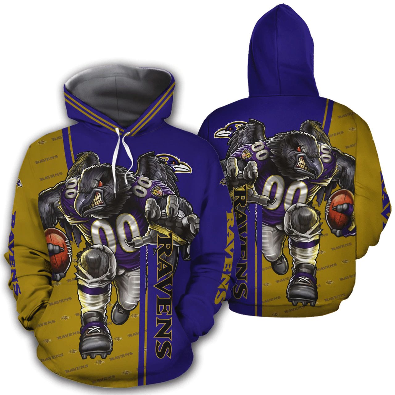 Baltimore Ravens  23 Unisex 3D Hoodie Gift For Fans