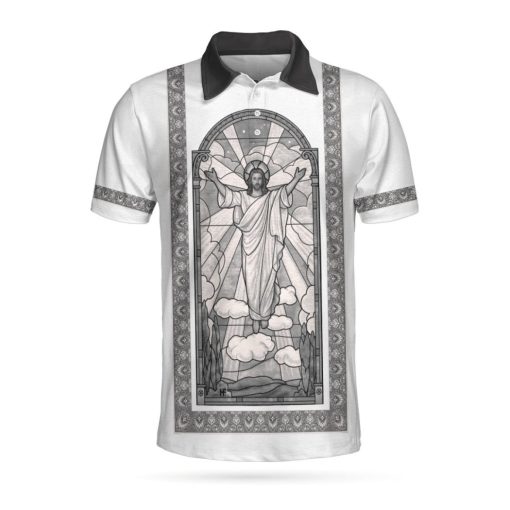 Jesus’S Resurrection Egyptian Style Short Sleeve Polo Shirt, Polo Shirts For Men And Women