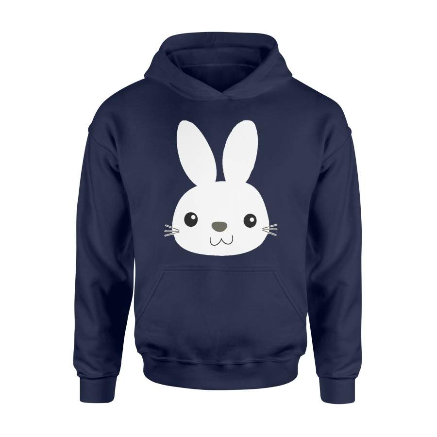 Easter Bunny Cute Face Funny Easter Pascha Holiday Hoodie