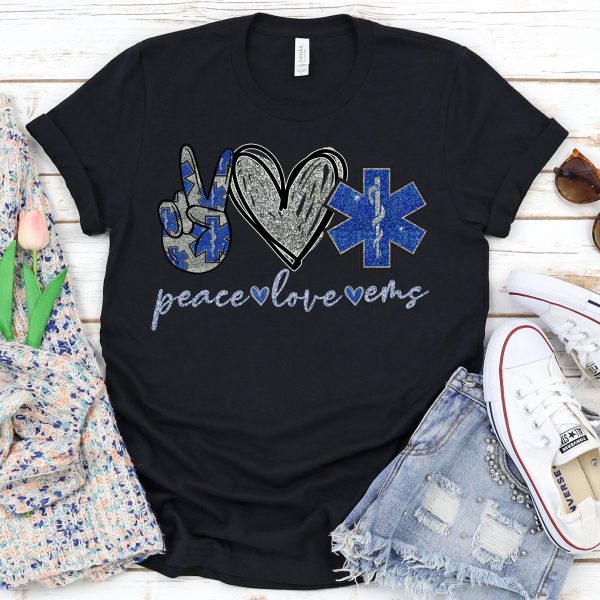 Peace Love Ems Tee
