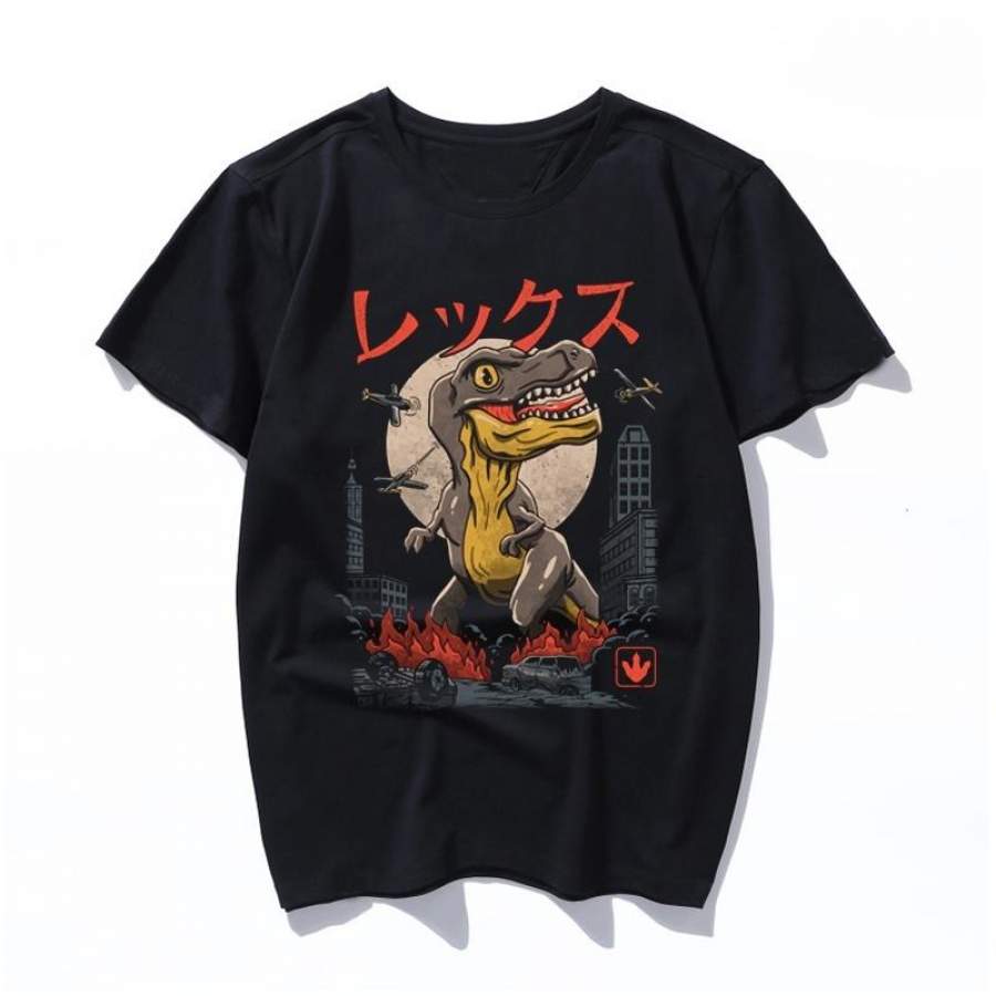 kaiju t rex 3d T Shirt Hipster Short Sleeve Tee Tops men’s Shirts Homme tops Vintage Hip Hop Summer t-shirt