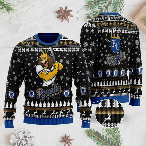 Kansas City Royals 3D Ugly Christmas Sweater