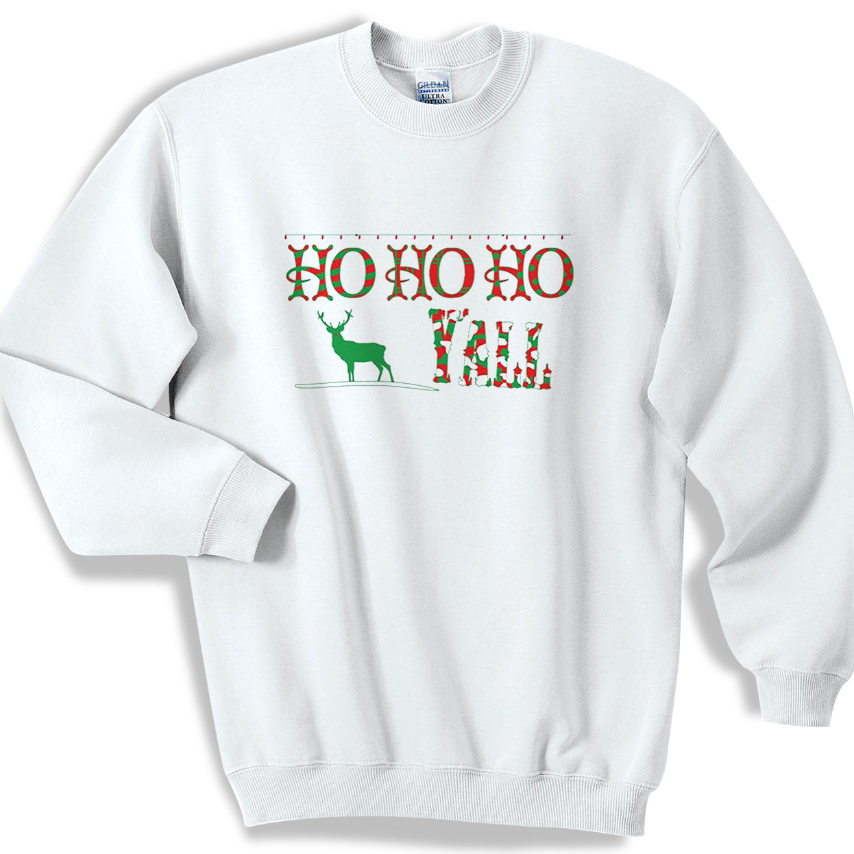 Ugly Christmas Ho Ho Ho Yall Sweater Sweatshirt