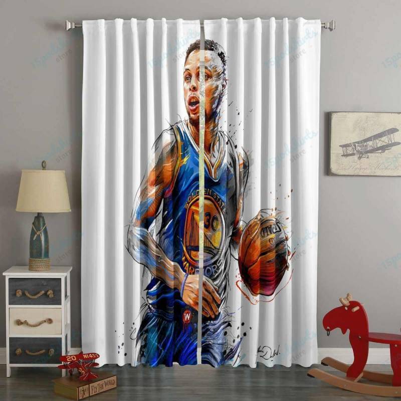 3D Printed Stephen Curry Style Custom Living Room Curtains