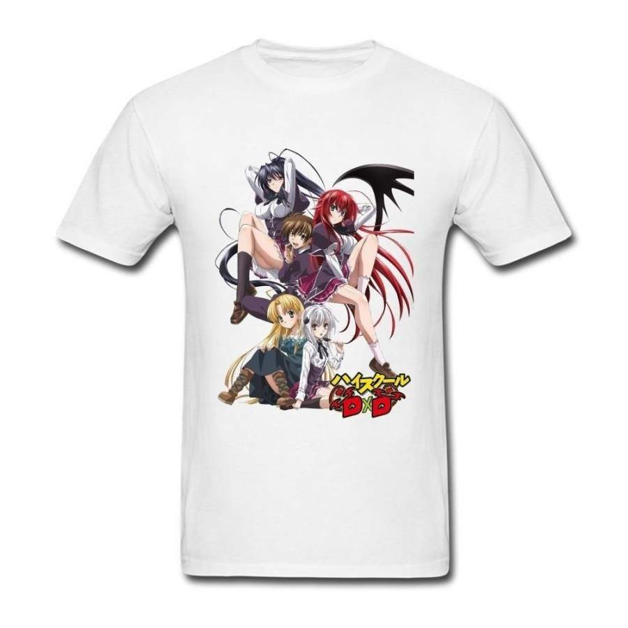 Men’s Highschool DxD Anime Poster T Shirt – Springdecor Store
