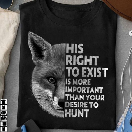 His Right To Exist Is More Important Vegan Gift Standard/Premium T-Shirt