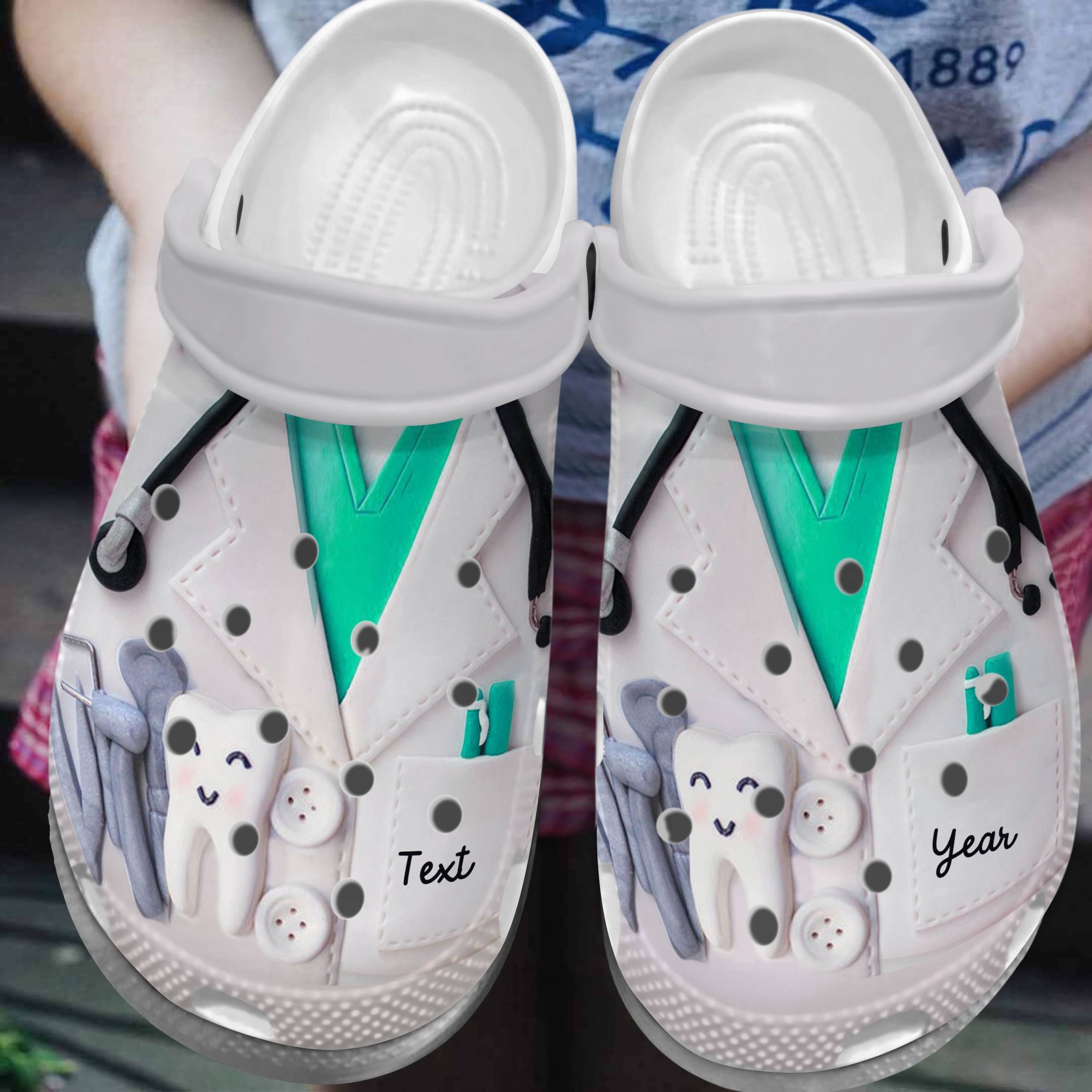 Dentist Uniform All Color Series Clog Crocs Crocband Clog