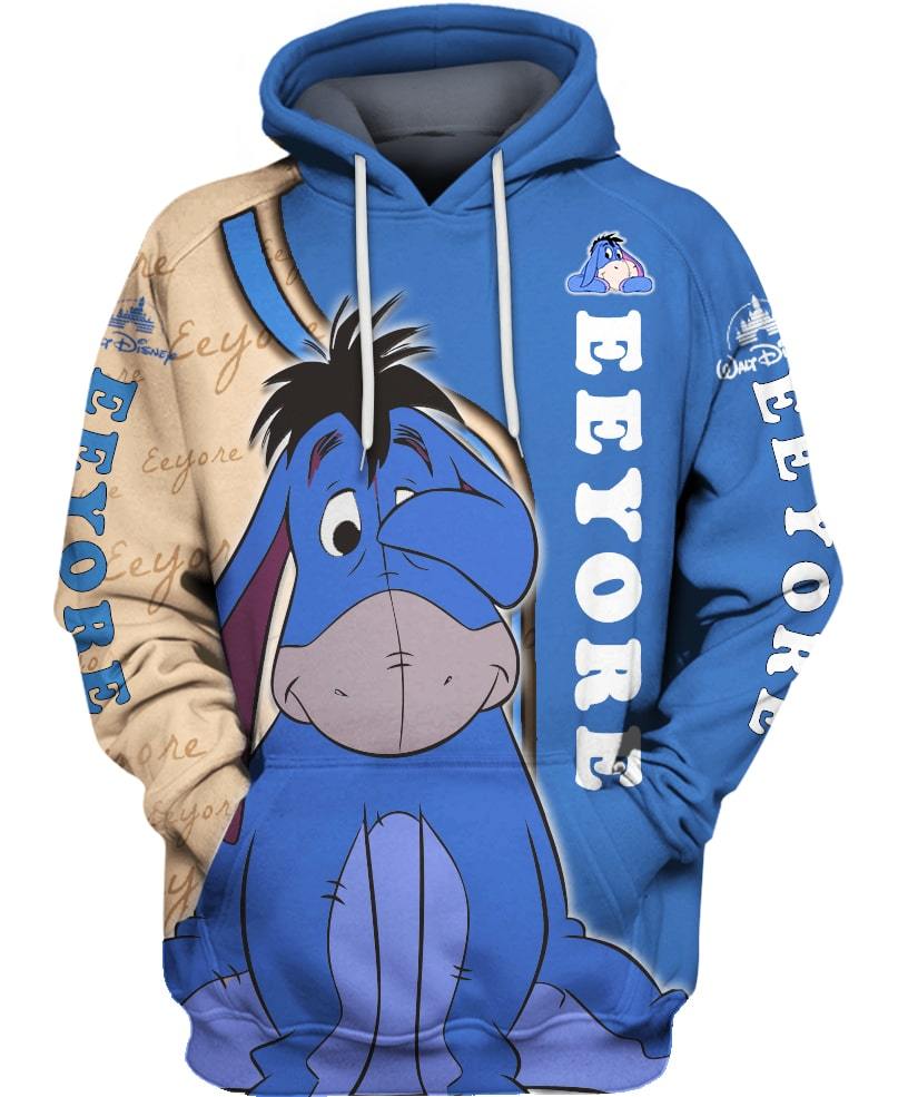 Cute Eeyore Hoodie, Eeyore Hoodie, Funny Eeyore Hoodie, Winnie Hoodie, Eeyore Hoodie, Pooh Friends Hoodie, Winnie Pooh Gift, Cartoon Gift