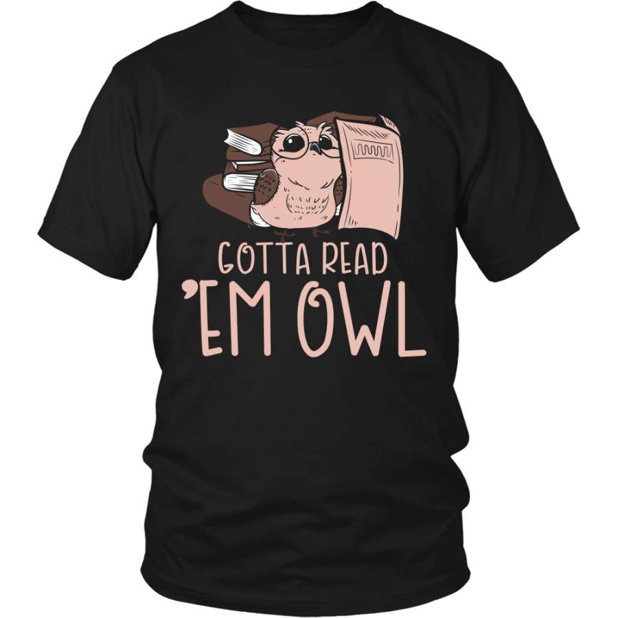 Gotta Read ‘Em Owl Shirt