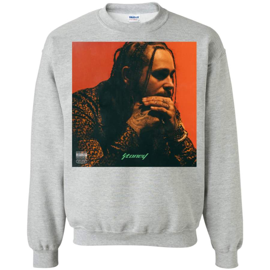 AGR Post Malone Stoney Crewneck Pullover Sweatshirt