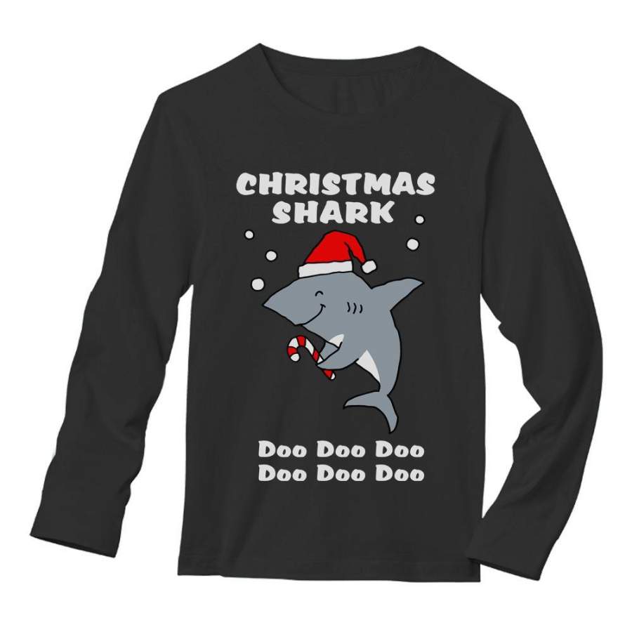 Christmas Shark Doo Doo Ugly Sweater Long Sleeve T-Shirt