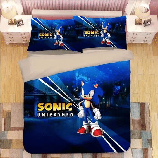 Sonic The Hedgehog 21 Duvet Quilt Bedding Set 4