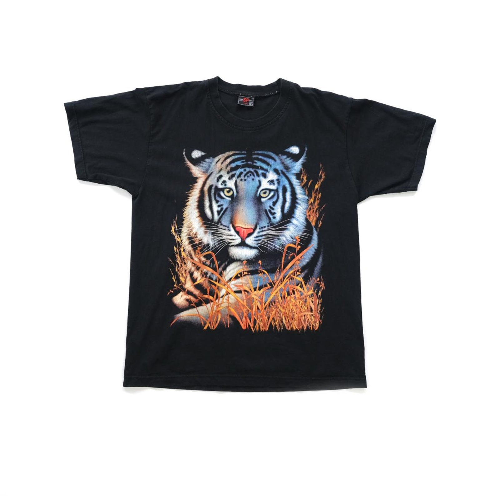 Vintage Tiger Black T Shirt   L