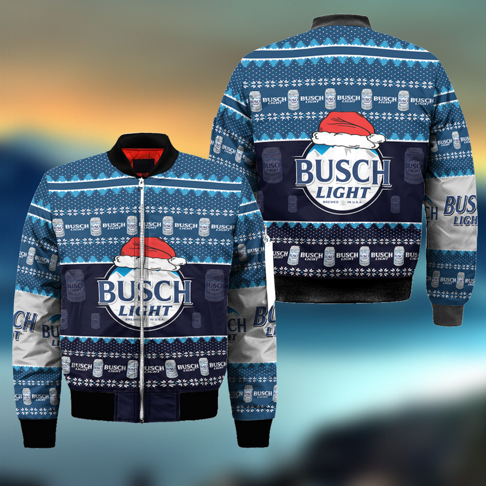 Busch Light Ugly Christmas Sweatshirt Hoodie All Over Printed Pf259