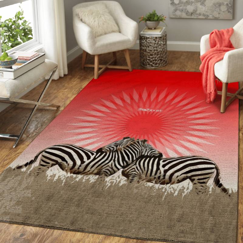 Zebras – Animals Area Rug Carpet