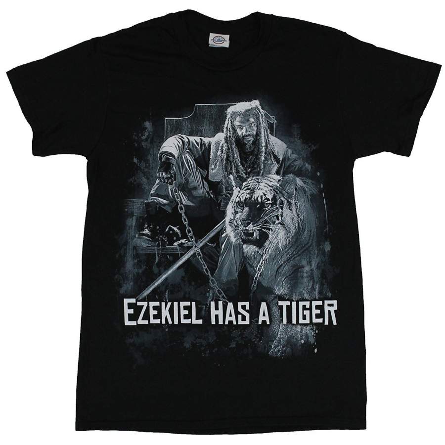 Amc The Walking Dead Ezekiel Tiger Unisex Fashion T-Shirt Plus Size