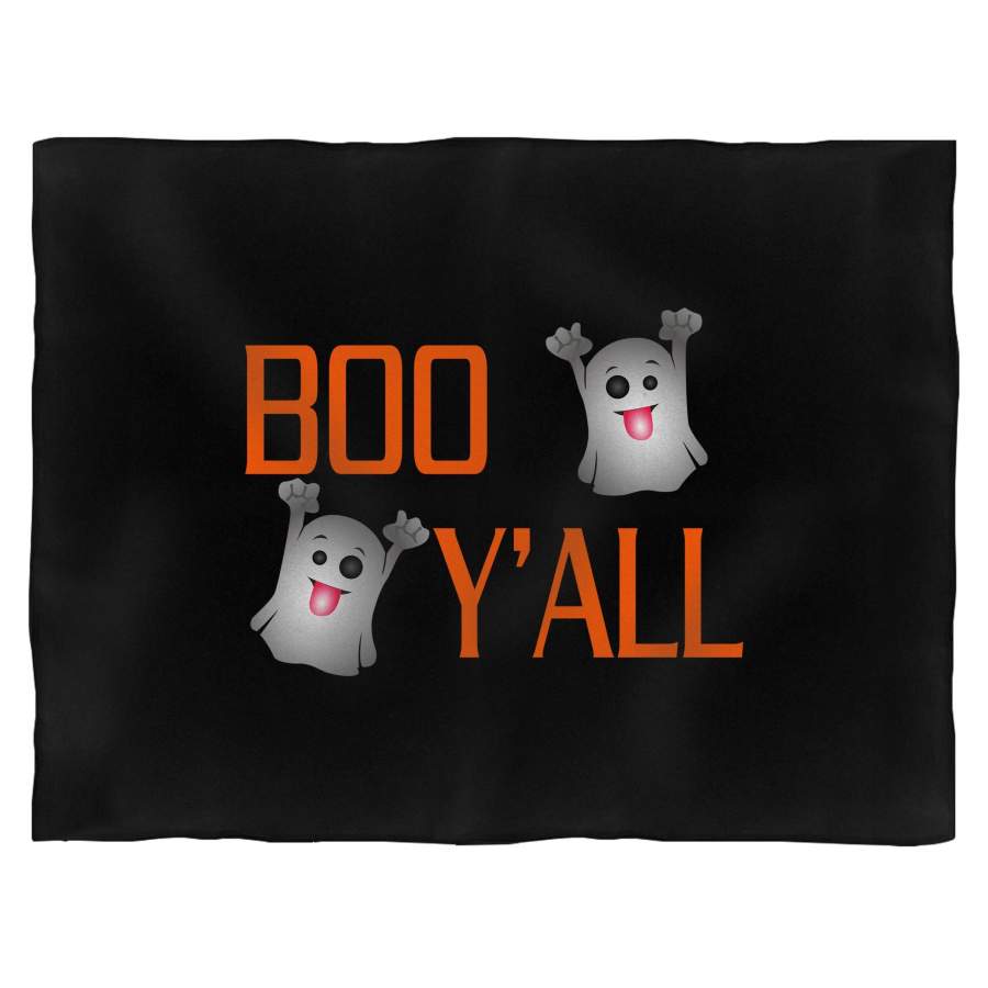 Boo Y’all Halloween Trick Or Treat Blanket