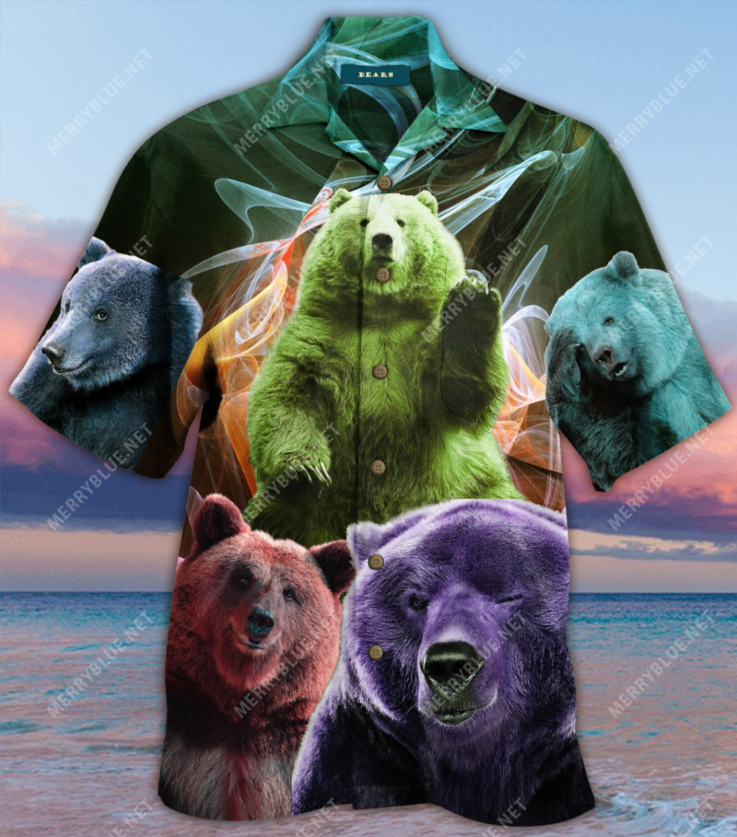 Amazing Bear Unisex Hawaiian Shirt