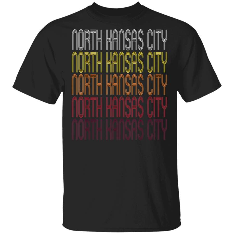 North Kansas City MO  Vintage Style Missouri Tshirt