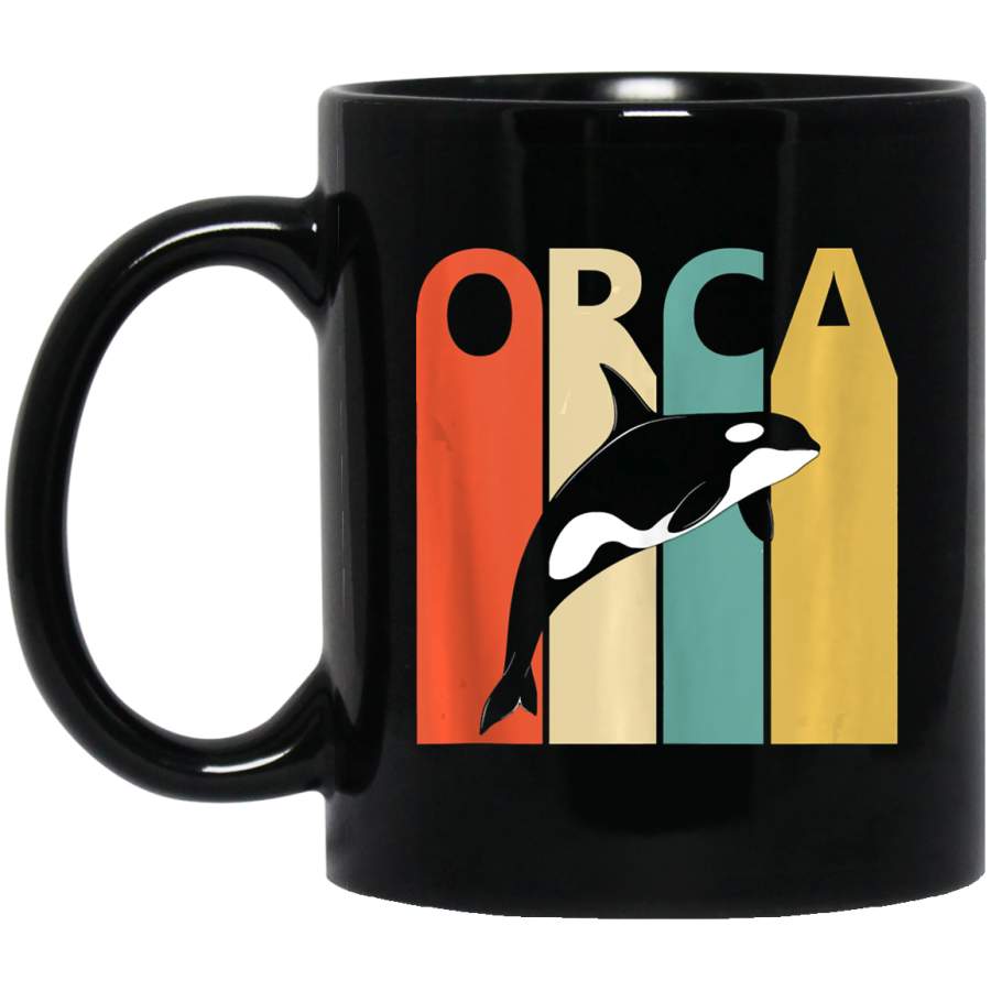 Vintage Spirit Animal Whale Orca Coffee Mug