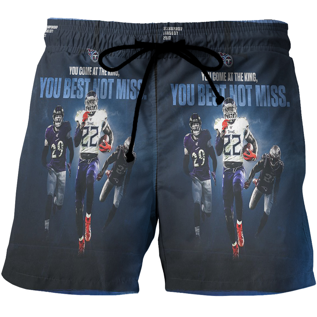 Tennessee Titans Players2 3D All Over Print Summer Beach Hawaiian Short