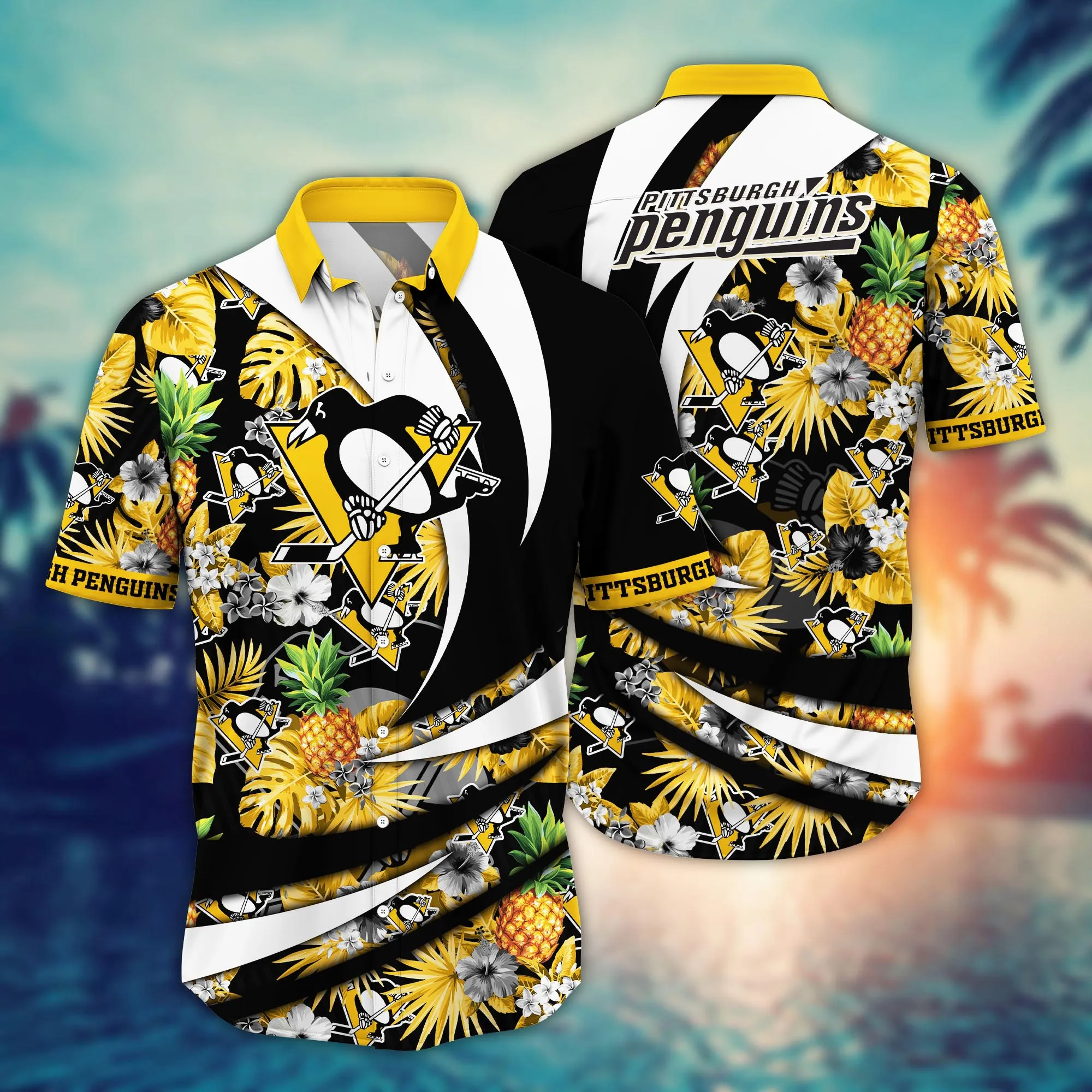 Pittsburgh Penguins Nhl Hawaiian Shirt Festivals Aloha Shirt